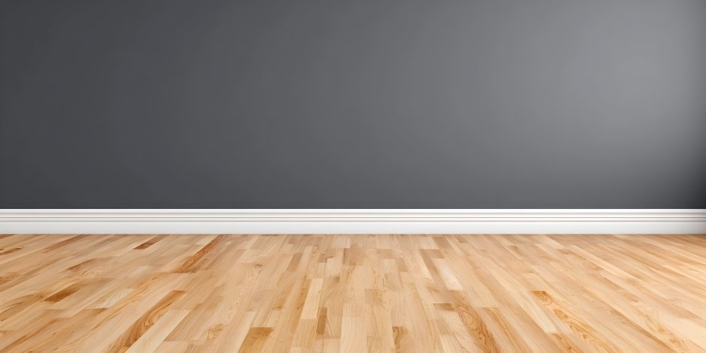 Hardwood floor staining and protection in a Nepean residence.