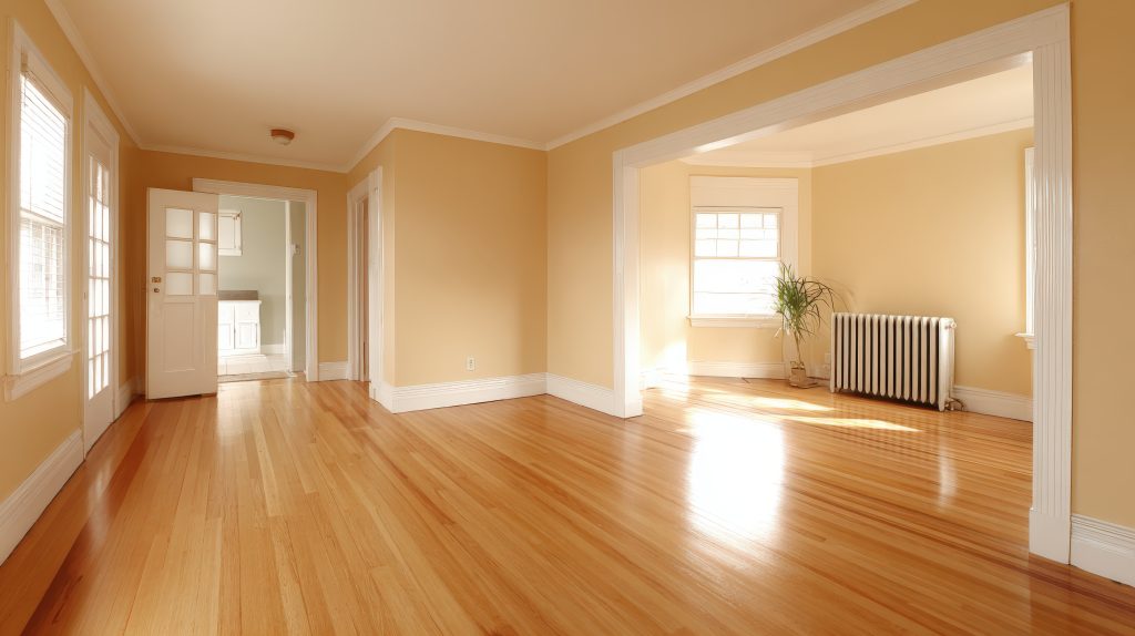 Hardwood floor refinishing and sanding for a like-new look.