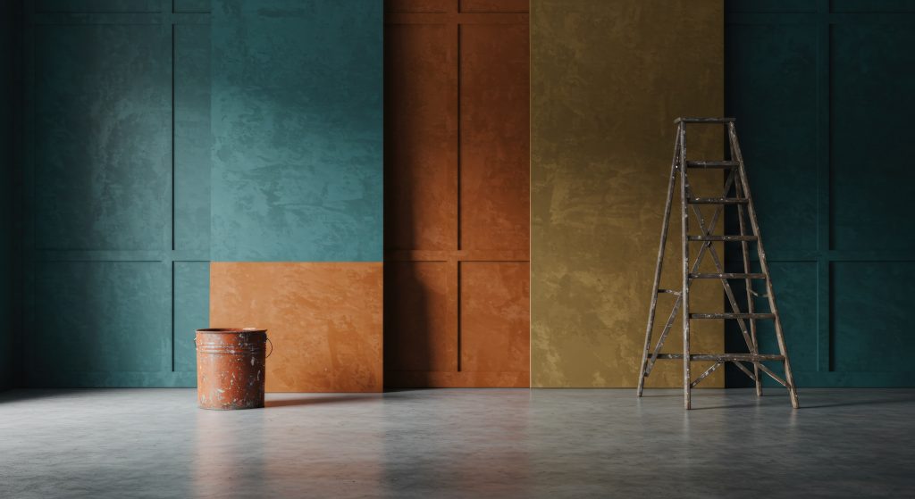 Italian Venetian Plaster decorative wall finish in Westboro.