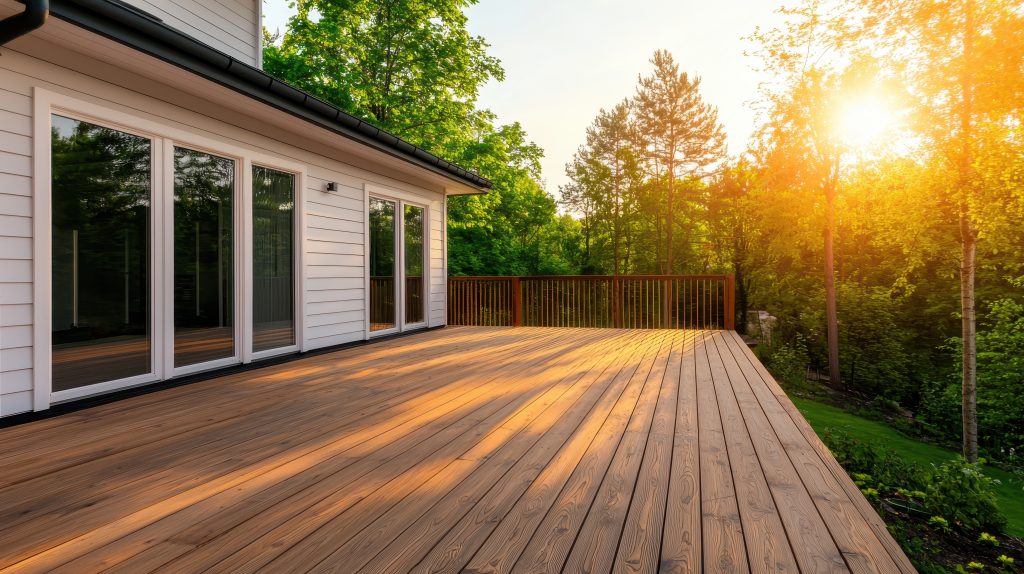 High-quality deck staining and wood restoration in Barrhaven.